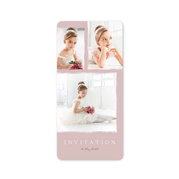 Single Card Panoramic Portrait rounded corners 9,3 x 19,6 cm