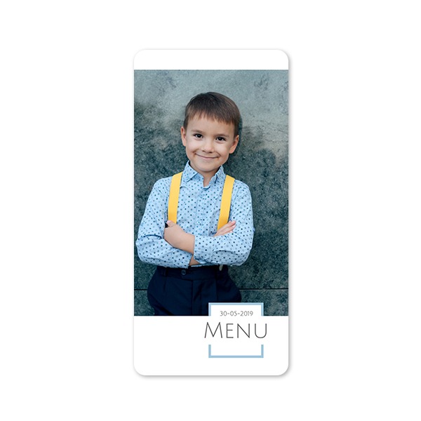Single Card Panoramic Portrait rounded corners 9,3 x 19,6 cm