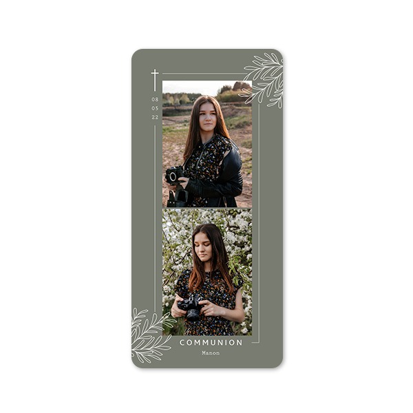 Single Card Panoramic Portrait rounded corners 9,3 x 19,6 cm Single Card Panoramic Portrait rounded corners 9,3 x 19,6 cm