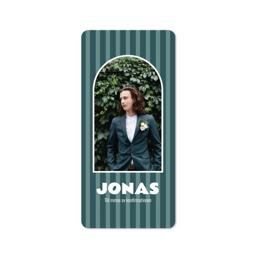 Enkla Fotokort Pano stående rundade hörn 9,3 x 19,6 cm