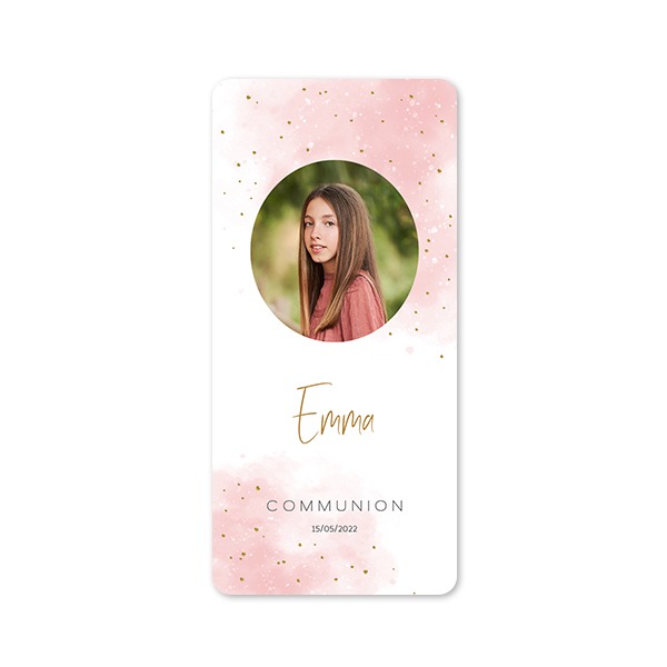 Single Card Panoramic Portrait rounded corners 9,3 x 19,6 cm