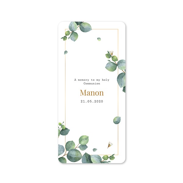 Single Card Panoramic Portrait rounded corners 9,3 x 19,6 cm
