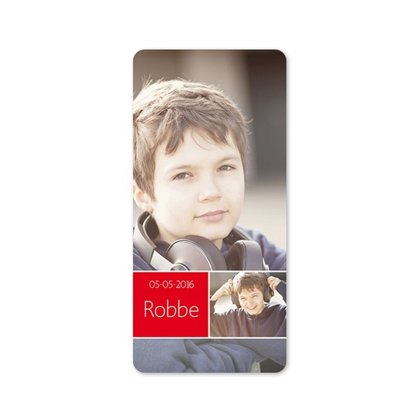 Single Card Panoramic Portrait rounded corners 9,3 x 19,6 cm