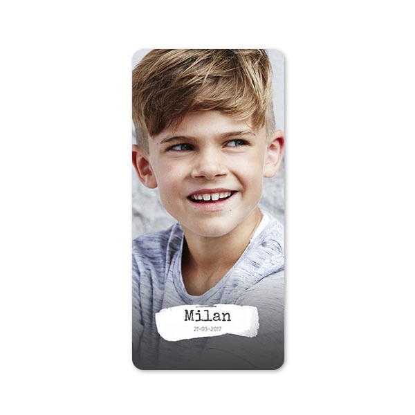 Single Card Panoramic Portrait rounded corners 9,3 x 19,6 cm