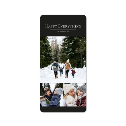 Faire-part 1 volet Pano portrait coins arrondis 9,3 x 19,6 cm Faire-part 1 volet Pano portrait coins arrondis 9,3 x 19,6 cm