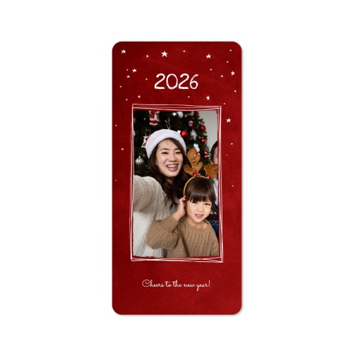 Single Card Panoramic Portrait rounded corners 9,3 x 19,6 cm