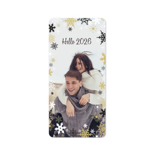 Enkla Fotokort Pano stående rundade hörn 9,3 x 19,6 cm