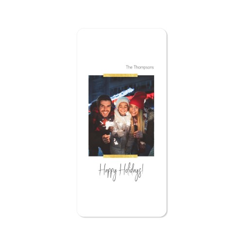 Single Card Panoramic Portrait rounded corners 9,3 x 19,6 cm