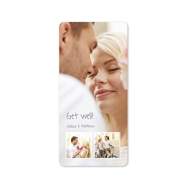 Single Card Panoramic Portrait rounded corners 9,3 x 19,6 cm