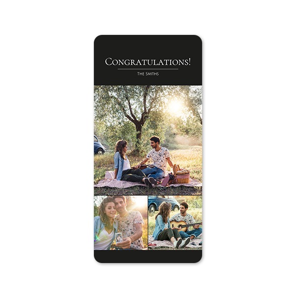 Klassiset Kuvakortit Pano pysty pyöristetyillä kulmilla 9,3 x 19,6 cm