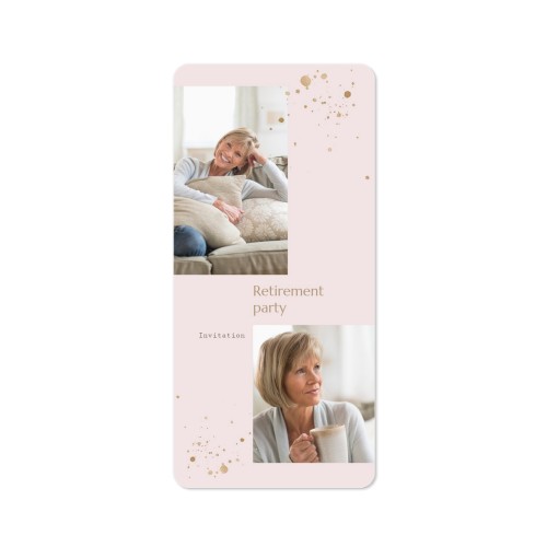 Grusskarte Panorama hochformat mit abgerundeten Ecken 9,3 x 19,6 cm