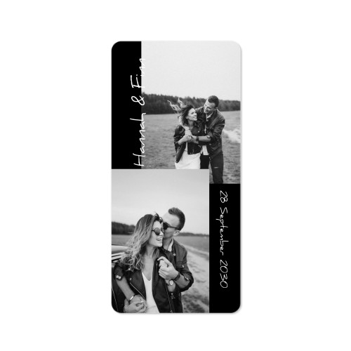 Single Card Panoramic Portrait rounded corners 9,3 x 19,6 cm