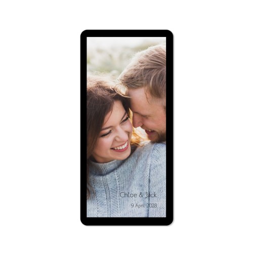 Fotokaart Panorama staand met ronde hoeken 9,3 x 19,6 cm Fotokaart Panorama staand met ronde hoeken 9,3 x 19,6 cm