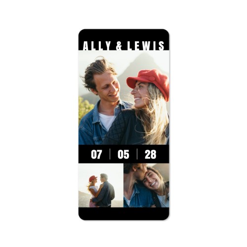 Single Card Panoramic Portrait rounded corners 9,3 x 19,6 cm