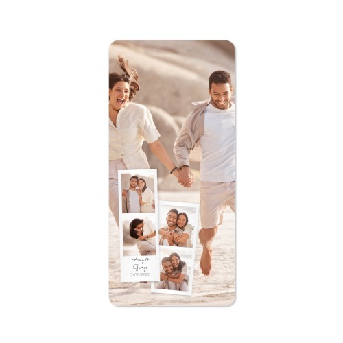 Fotokaart pano staand met ronde hoeken 9,3 x 19,6 cm