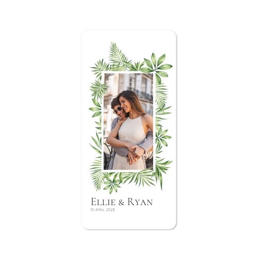 Single Card Panoramic Portrait rounded corners 9,3 x 19,6 cm