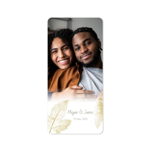 Grusskarte Panorama hochformat mit abgerundeten Ecken 9,3 x 19,6 cm