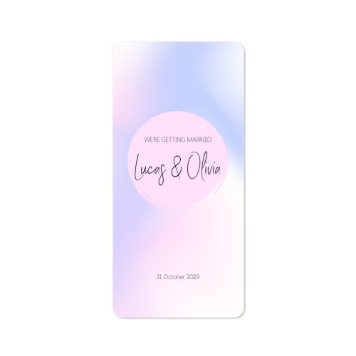 Fotokaart Panorama staand met ronde hoeken 9,3 x 19,6 cm