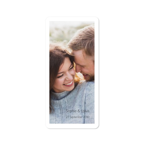 Single Card Panoramic Portrait rounded corners 9,3 x 19,6 cm