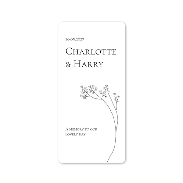 Enkle Fotokort Pano stående runde hjørner 9,3 x 19,6 cm Enkle Fotokort Pano stående runde hjørner 9,3 x 19,6 cm