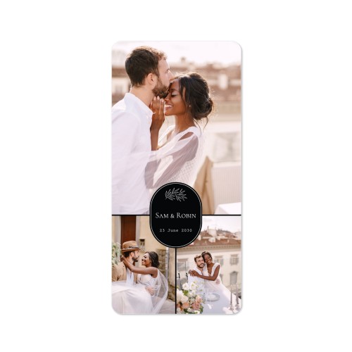 Fotokaart Panorama staand met ronde hoeken 9,3 x 19,6 cm