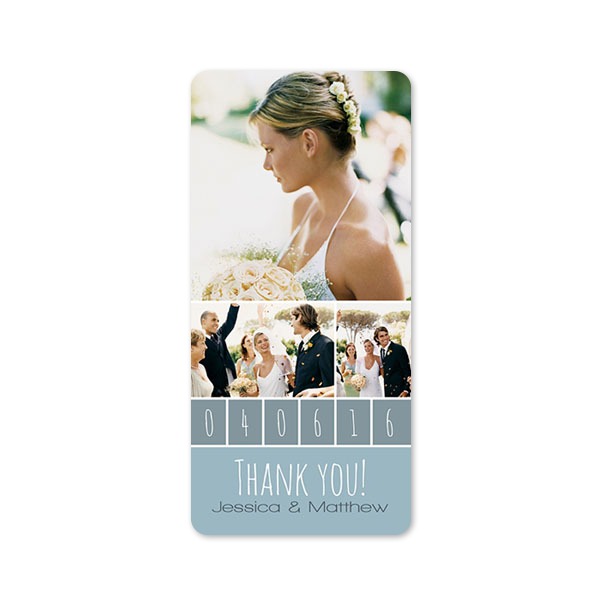 Single Card Panoramic Portrait rounded corners 9,3 x 19,6 cm