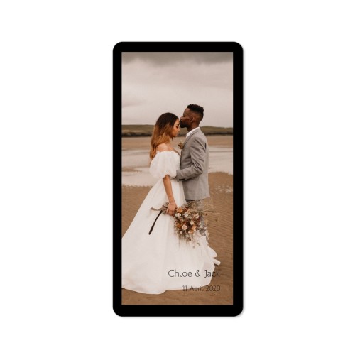 Single Card Panoramic Portrait rounded corners 9,3 x 19,6 cm