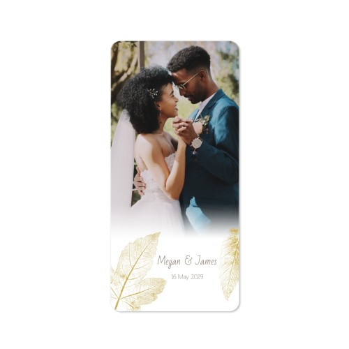 Enkle Fotokort Pano stående runde hjørner 9,3 x 19,6 cm