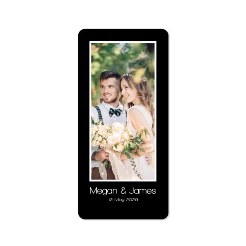 Single Card Panoramic Portrait rounded corners 9,3 x 19,6 cm