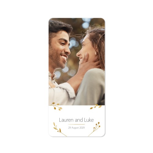 Single Card Panoramic Portrait rounded corners 9,3 x 19,6 cm