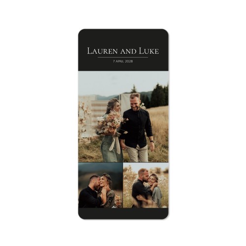 Klassiset Kuvakortit Pano pysty pyöristetyillä kulmilla 9,3 x 19,6 cm