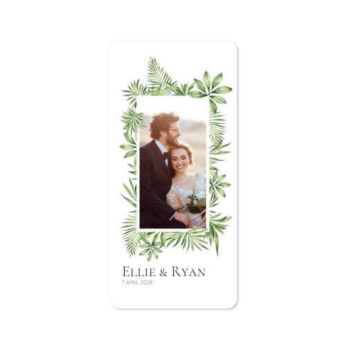 Single Card Panoramic Portrait rounded corners 9,3 x 19,6 cm