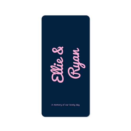 Single Card Panoramic Portrait rounded corners 9,3 x 19,6 cm