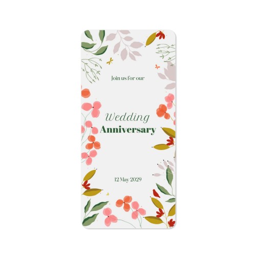 Fotokaart pano staand met ronde hoeken 9,3 x 19,6 cm