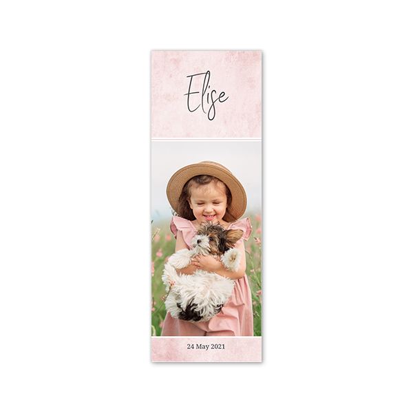 Faire-part Languette portrait 17,0 x 6,0 cm Faire-part Languette portrait 17,0 x 6,0 cm