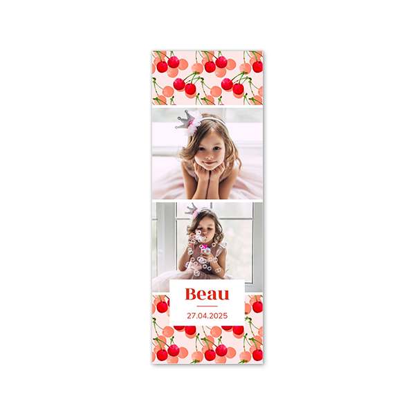 Faire-part Languette portrait 17,0 x 6,0 cm Faire-part Languette portrait 17,0 x 6,0 cm