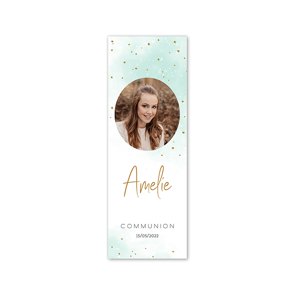 Faire-part Languette portrait 17,0 x 6,0 cm