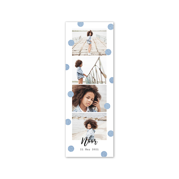 Faire-part Languette portrait 17,0 x 6,0 cm Faire-part Languette portrait 17,0 x 6,0 cm