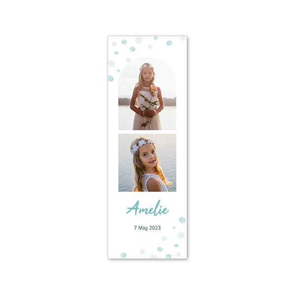 Faire-part Languette portrait 17,0 x 6,0 cm Faire-part Languette portrait 17,0 x 6,0 cm