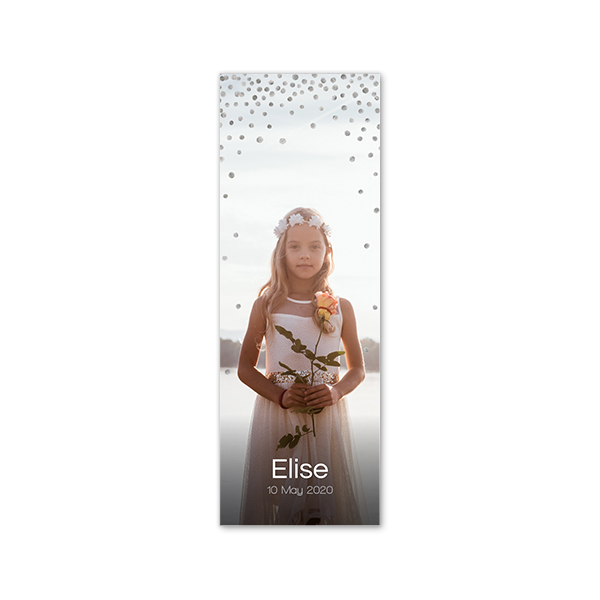 Faire-part Languette portrait 17,0 x 6,0 cm Faire-part Languette portrait 17,0 x 6,0 cm