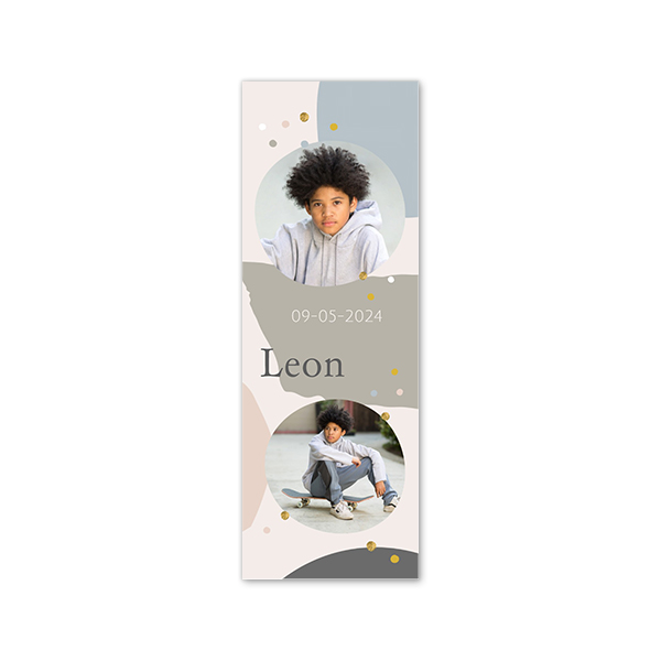 Faire-part Languette portrait 17,0 x 6,0 cm Faire-part Languette portrait 17,0 x 6,0 cm