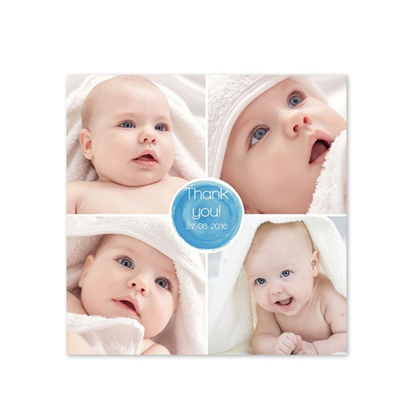 Fotokaart vierkant 14,3 x 14,3 cm