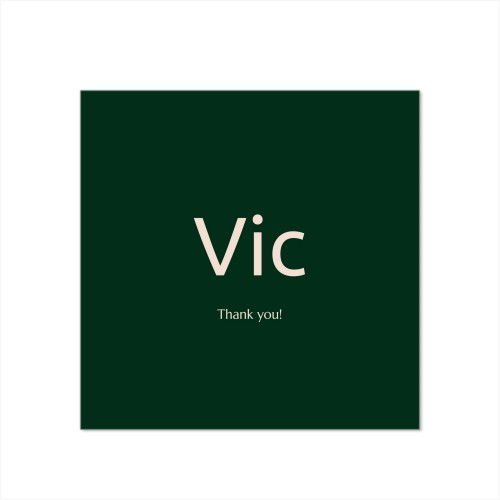 Single Card Square 14,3 x 14,3 cm