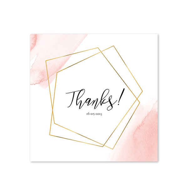 Grusskarte quadratisch 14,3 x 14,3 cm