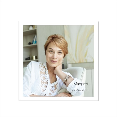 Enkle Fotokort Kvadratisk 14,3 x 14,3 cm