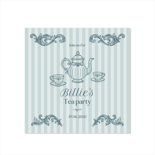 Grusskarte quadratisch 14,3 x 14,3 cm