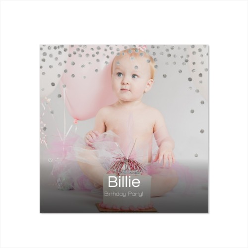 Grusskarte quadratisch 14,3 x 14,3 cm