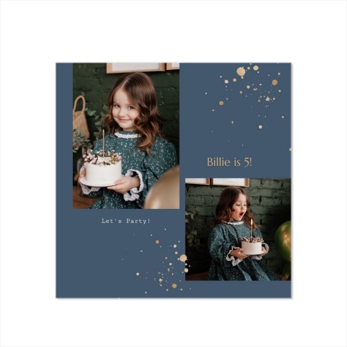 Faire-part 1 volet Carré 14,3 x 14,3 cm Faire-part 1 volet Carré 14,3 x 14,3 cm