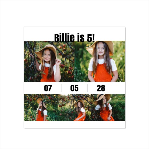 Faire-part 1 volet Carré 14,3 x 14,3 cm Faire-part 1 volet Carré 14,3 x 14,3 cm