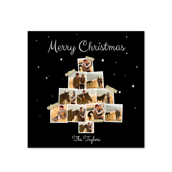 Grusskarte quadratisch 14,3 x 14,3 cm